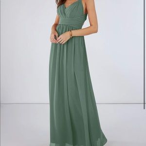 Azazie Eucalyptus Bridesmaid Dress